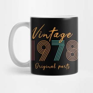 Vintage 1978 Birthday Mug